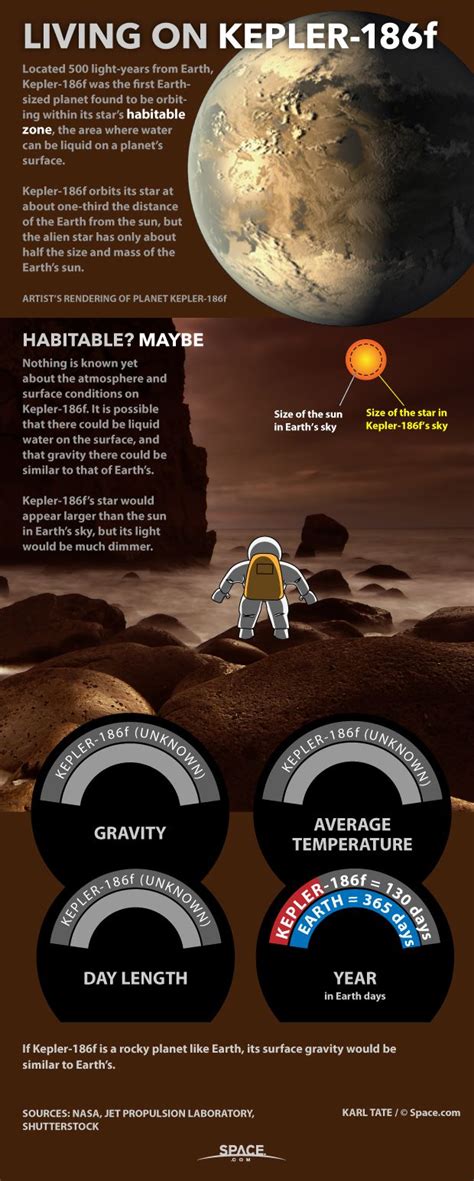 Living on an Alien Planet: Exoplanet Kepler-186f (Infographic) | Space