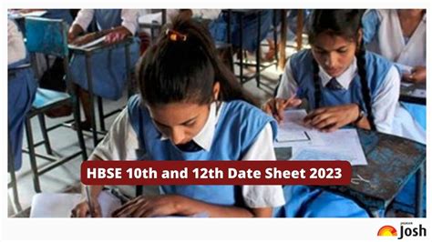 HBSE 10th and 12th Date Sheet 2023 (OUT): Haryana Board Exam To Begin From Feb 27 | Education ...