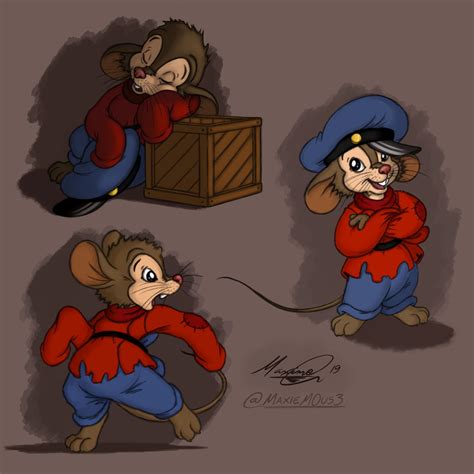 Fievel Mousekewitz (An American Tail), digital, by me. Feel free to check my art on Twitter and ...