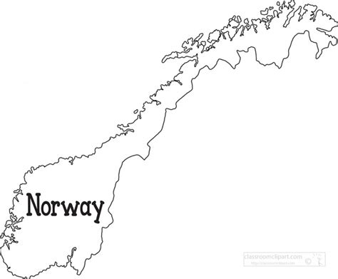 norway maps - Clip Art Library