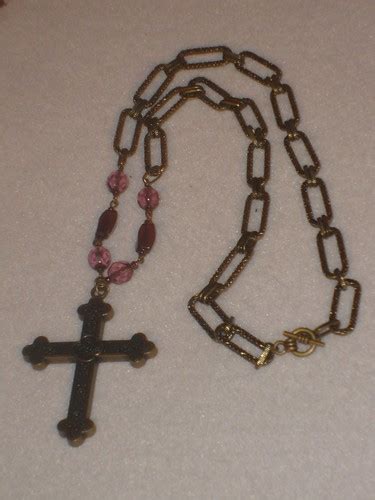 Antique Brass Cross Necklace | A beautiful antique brass cro… | Flickr