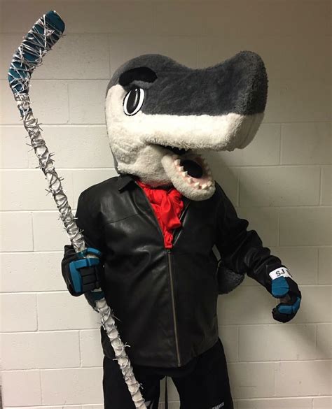 From the San Jose Sharks hockey mascot : thewalkingdead