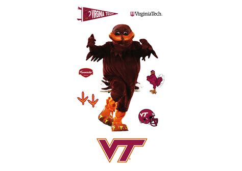 Virginia Tech Mascot - HokieBird Wall Decal | Shop Fathead® for ...