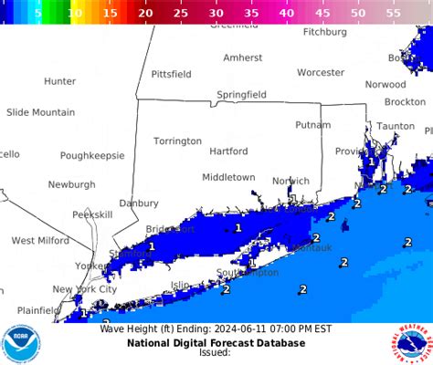 NOAA Graphical Forecast for Connecticut