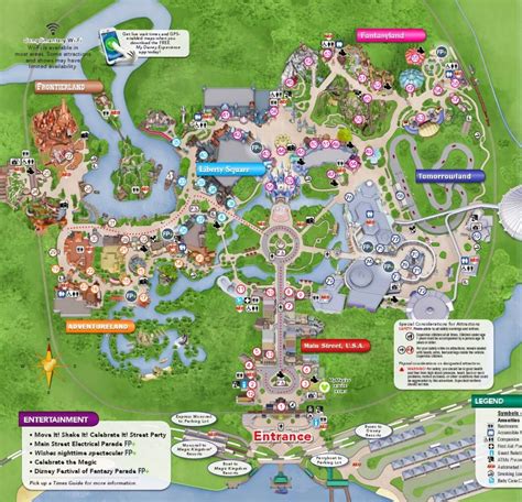 Walt Disney World Map 2014 Printable | Walt Disney World Park And ...