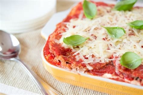 Eggplant Parmesan Lasagna - Fifteen Spatulas