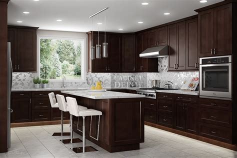 US Cabinet Depot | Espresso kitchen cabinets, Brown kitchen cabinets ...