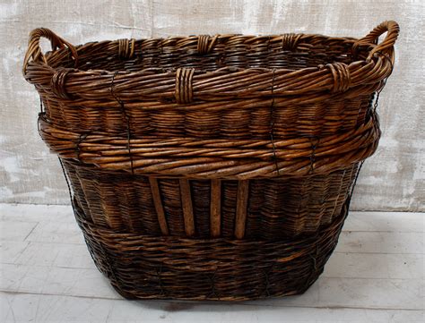 Antique French Champagne Grape Harvest Basket (SOLD) – Clubhouse Interiors Ltd