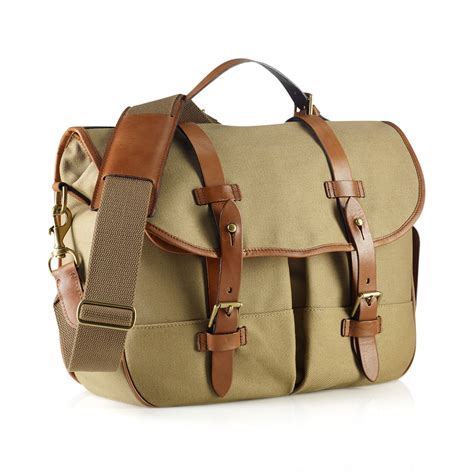 Polo Ralph Lauren Core Canvas Messenger Bag in Khaki for Men | Lyst