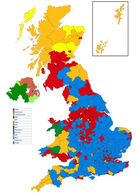 2005 UK Election Map: Not Even The Iraq War Can Stop Tony Blair - PoliticalBets.co.uk