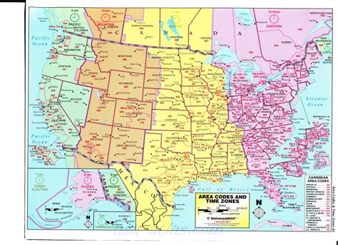 Printable US Map With Time Zones