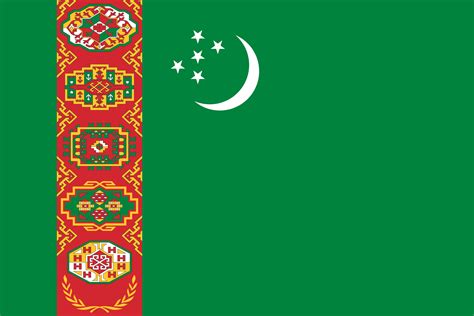 Download Flag of Turkmenistan images | Flagpedia.net