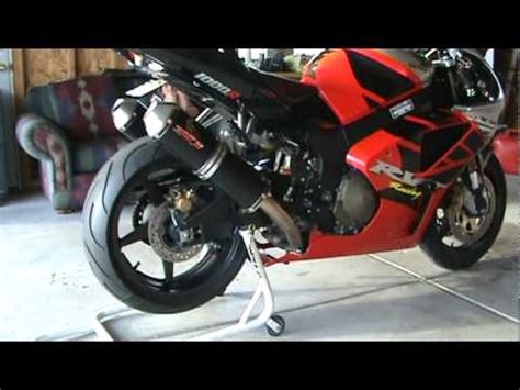 2003 rc51/ demon exhaust - YouTube