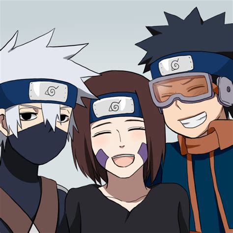 Obito Uchiha, kakashi Hatake and Rin - obito uchiha fan Art (37483826 ...