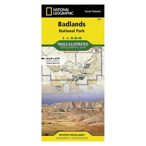 Trails Illustrated Topographic Map - Badlands National Park