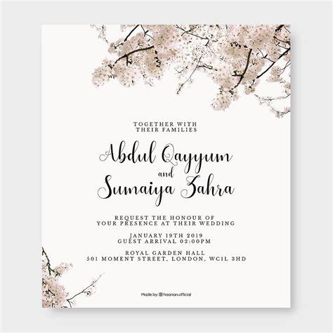 Free Online Islamic Wedding Invitations at Eli Cockburn blog