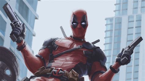 Deadpool with guns | MyConfinedSpace