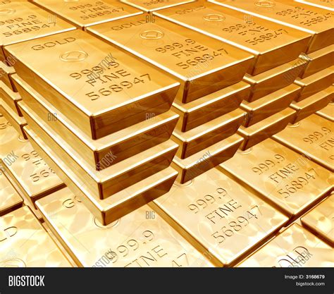 Stacks Gold Bars Image & Photo (Free Trial) | Bigstock