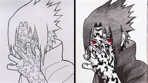 Sasuke Uchiha Curse Mark Drawings