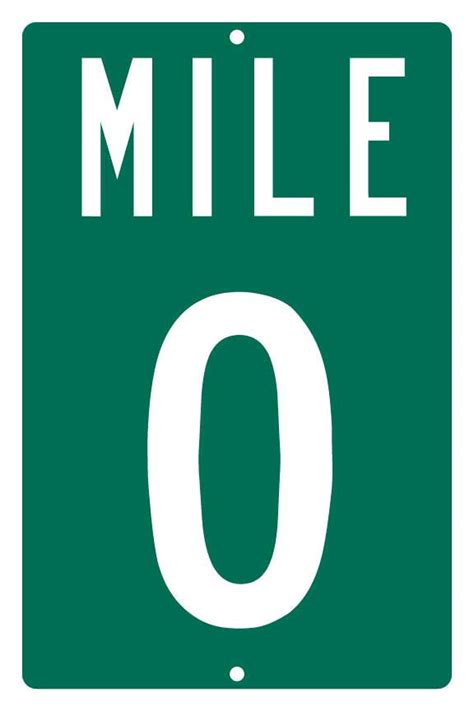 Mile Marker 0 - Key West A1A Highway Sign – Travelsigns