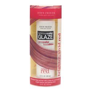 John Frieda Radiant Red Luminous Color Glaze, 6.5 oz Brighter, Vivid Red