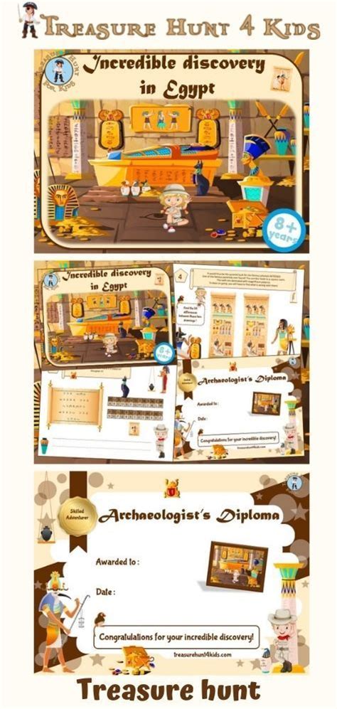 Egypt treasure hunt game for kids - Treasure hunt 4 Kids | Treasure ...