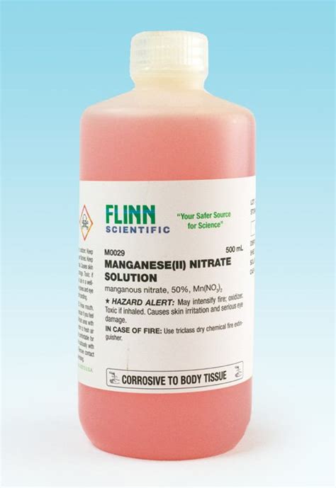 Flinn Chemicals, Manganese(II) Nitrate Solution