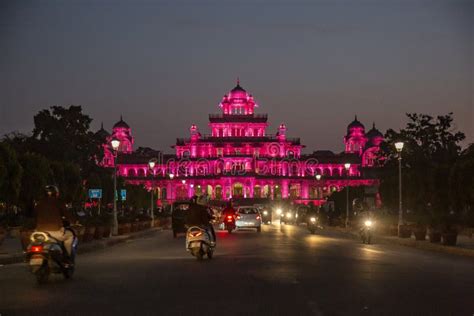 Albert Hall Museum City Palace at Night in Jaipur Editorial Photo - Image of india, hall: 141274376