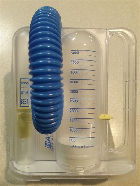 Incentive Spirometer Chart Male