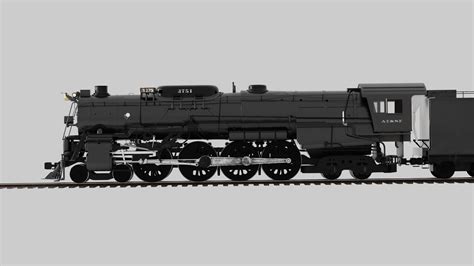 Santa Fe 3751 Steam Locomotive 3D Model $120 - .blend .unknown .obj ...