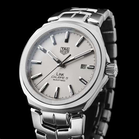 Discover the TAG Heuer Link Calibre 5 Automatic Watch 41 mm WBC2111 ...