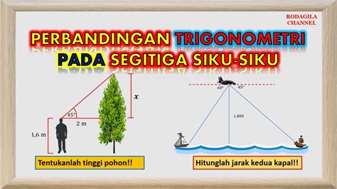 Soal Cerita Trigonometri – Materi Belajar Online