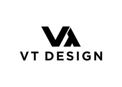 Premium Vector | Vt logo design vector illustration