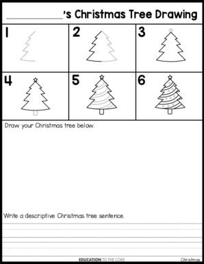 Directed Drawing – Christmas Tree - Education to the Core Premium