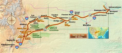 Santa Fe Trail Map / Santa Fe National Historic Trail: Special History Study (Chapter 1) - Ski ...