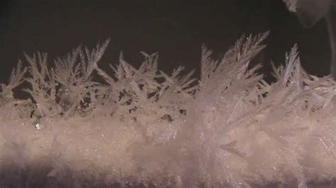 Ice Crystals in Our Freezer - YouTube