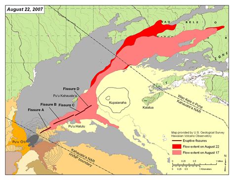 Timeline Of Kilauea Eruptions