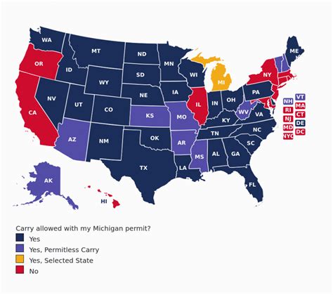 Texas Ltc Reciprocity Map - Printable Maps