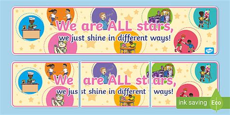 We are ALL Stars... (l'insegnante ha fatto) - Twinkl