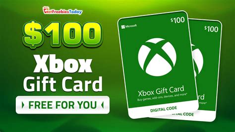 Free $100 Xbox Gift Card | GetFreebiesToday.com