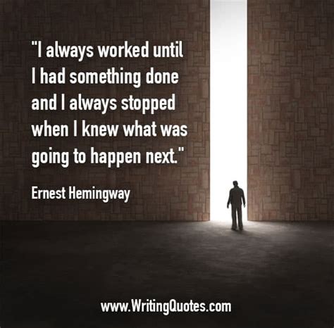 Hemingway Quotes On Writing - Hemingway Writing Quotes