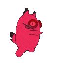 Cursed Cat Sticker - Cursed Cat Alastor - Discover & Share GIFs