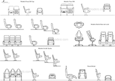 Chairs and armchairs for beauty salons DWG, free CAD Blocks download