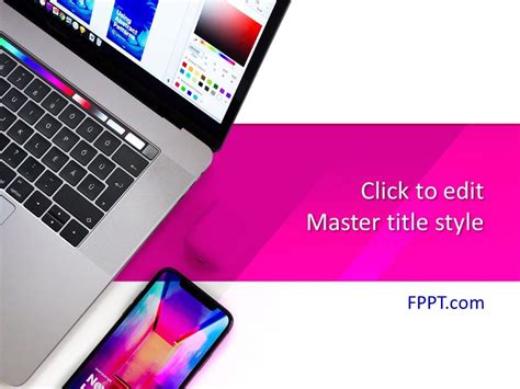 Free Computer & Smartphone PowerPoint Template - Free PowerPoint Templates