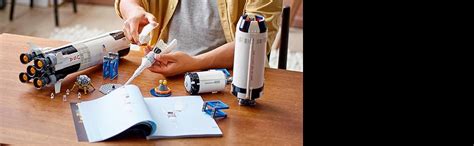 Amazon.com: LEGO 92176 Ideas NASA Apollo Saturn V Space Rocket and ...