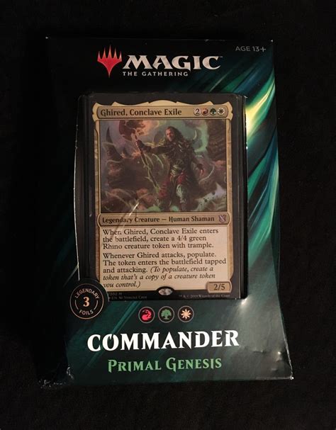 Brand New Magic The Gathering 2019 Commander Sets 4 Packs | Magic the ...