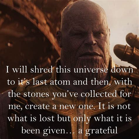 Thanos quotes video – Artofit