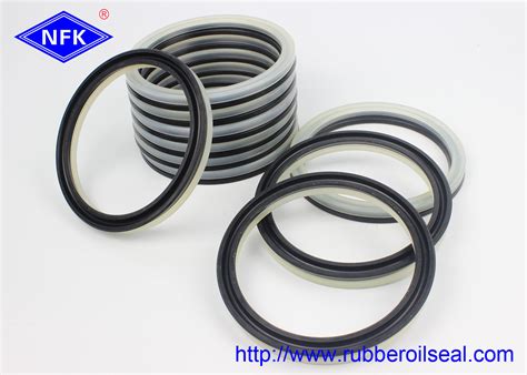 Double Acting Rubber Pneumatic Cylinder Piston Seals UKH ,EKM OD 110, 120 ,130