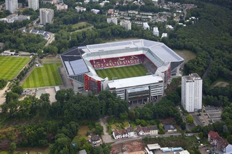 Aerial photograph Kaiserslautern - Sports facility grounds of the Arena ...