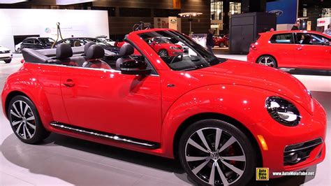 2015 Volkswagen Beetle Convertible R-Line - Exterior, Interior Walkaround - 2015 Chicago Auto ...